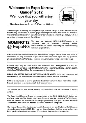 Cover Community News 2012 Programme