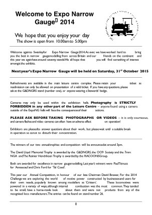 Cover Community News 2014 Programme