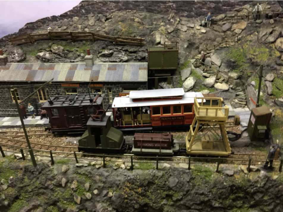 The Winner - Creag Dhubh Summit - model of a small station on the summit of a mountain - built Ted Polet
